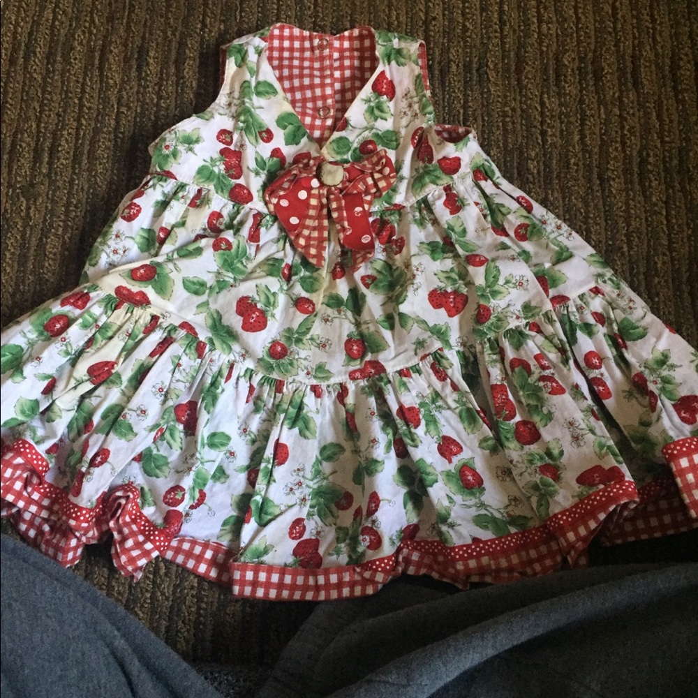 Cherry dress and hat